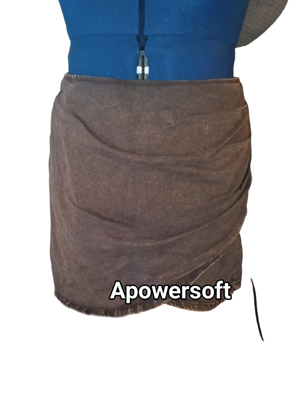 Brown Women’s Mini Skirt - Casual Wrap Style